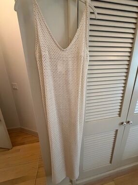 NWT H&M White Crochet Knit Slip Dress or coverup